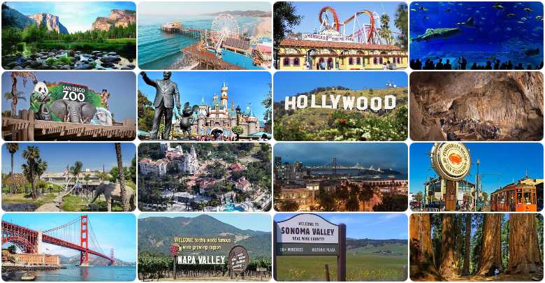 Best Tourist Places in California