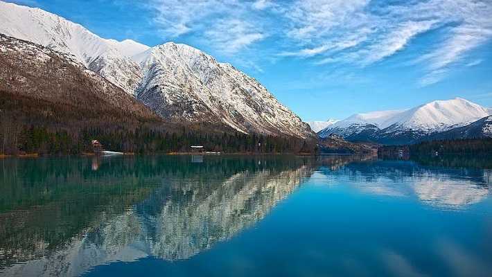  Lake Kenai in Alaska